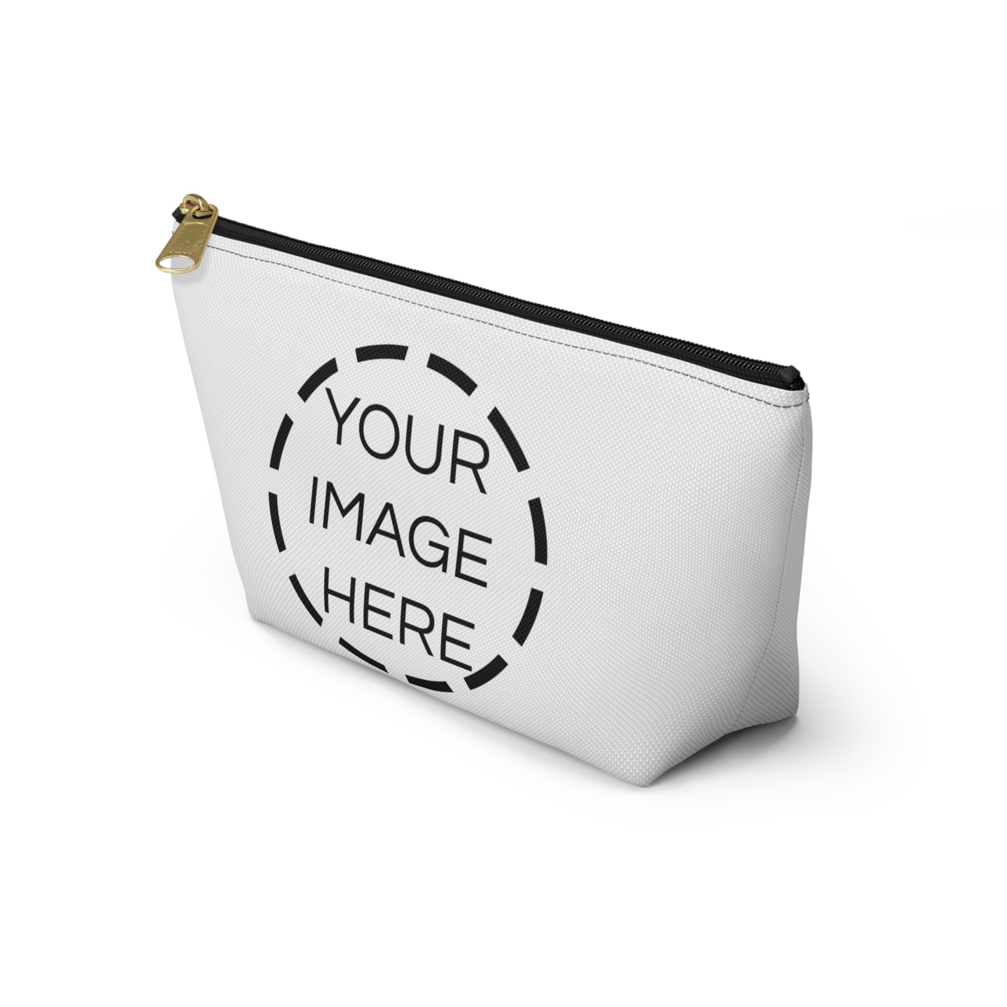 Custom Accessory Pouch — Personalized Makeup & Travel Zipper Bag (Add Your Image or Text)