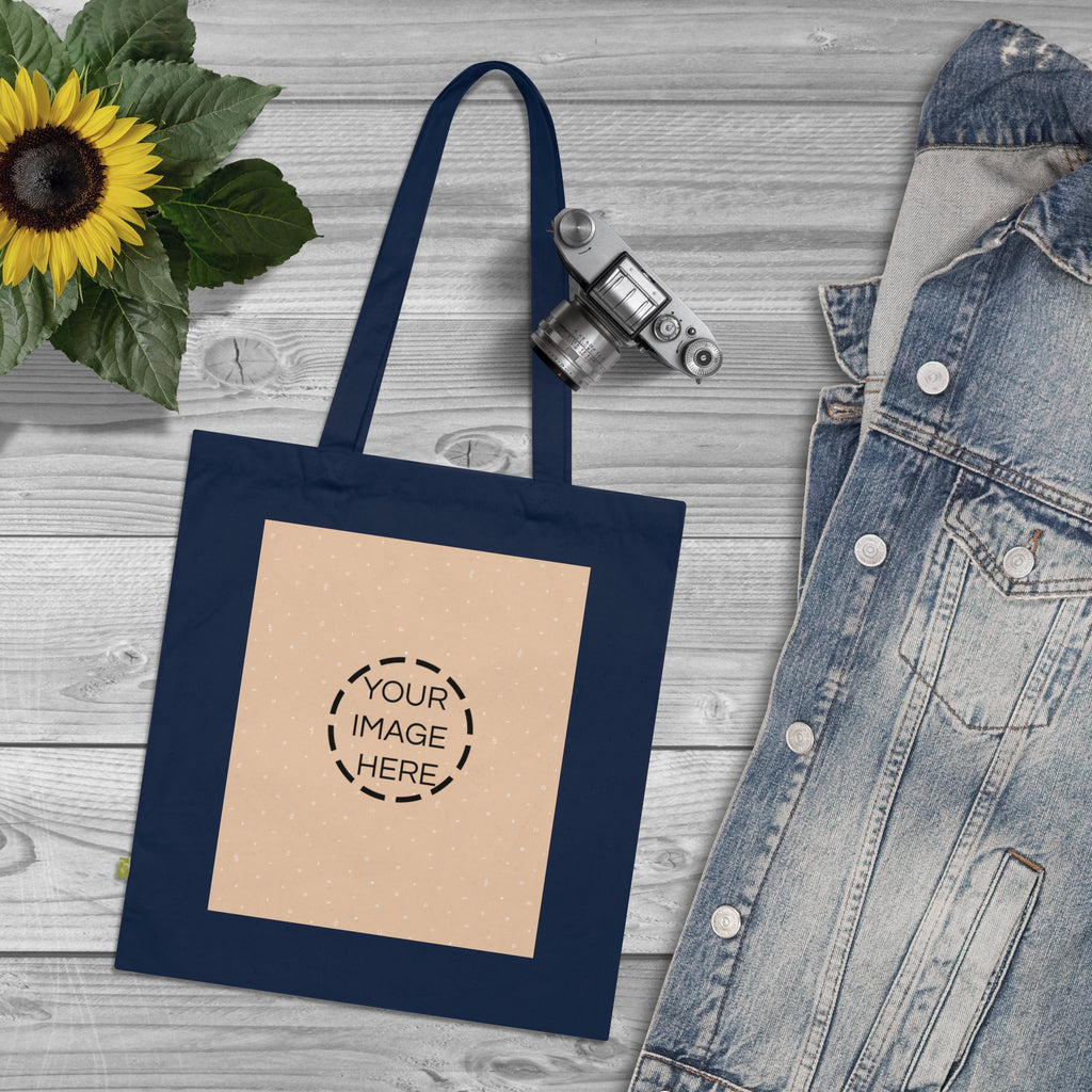 Organic Cotton Tote Bag — Customizable Image Print Eco Shopper