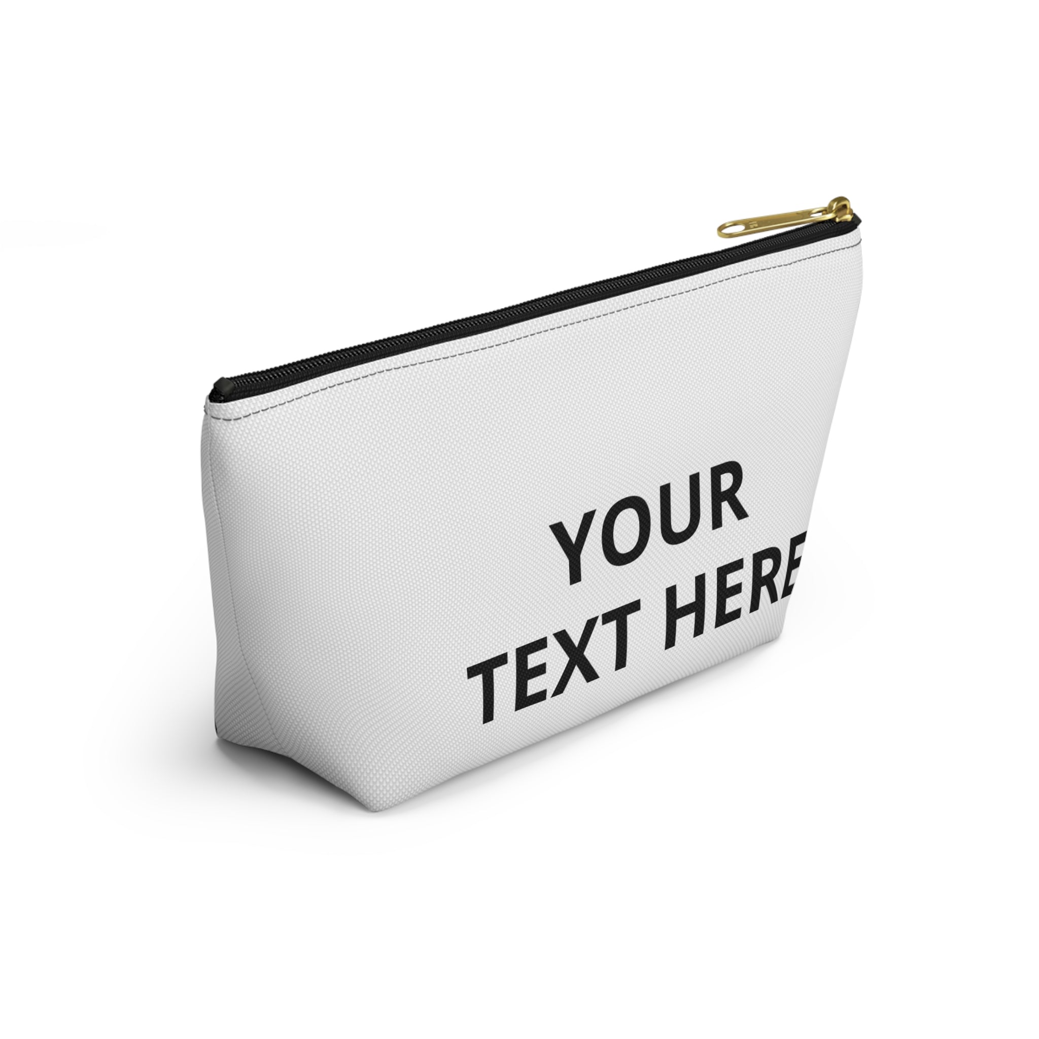 Custom Accessory Pouch — Personalized Makeup & Travel Zipper Bag (Add Your Image or Text)