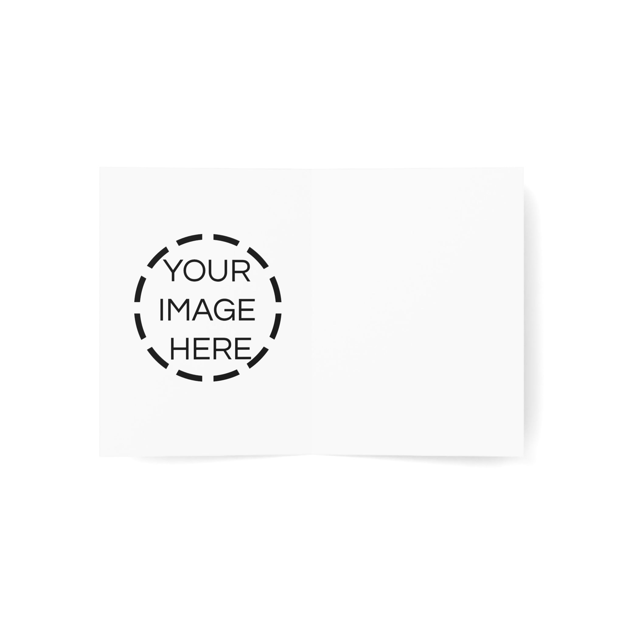 Personalized Photo Greeting Cards — Custom Blank Folded Cards (1/10/30/50 Pack)