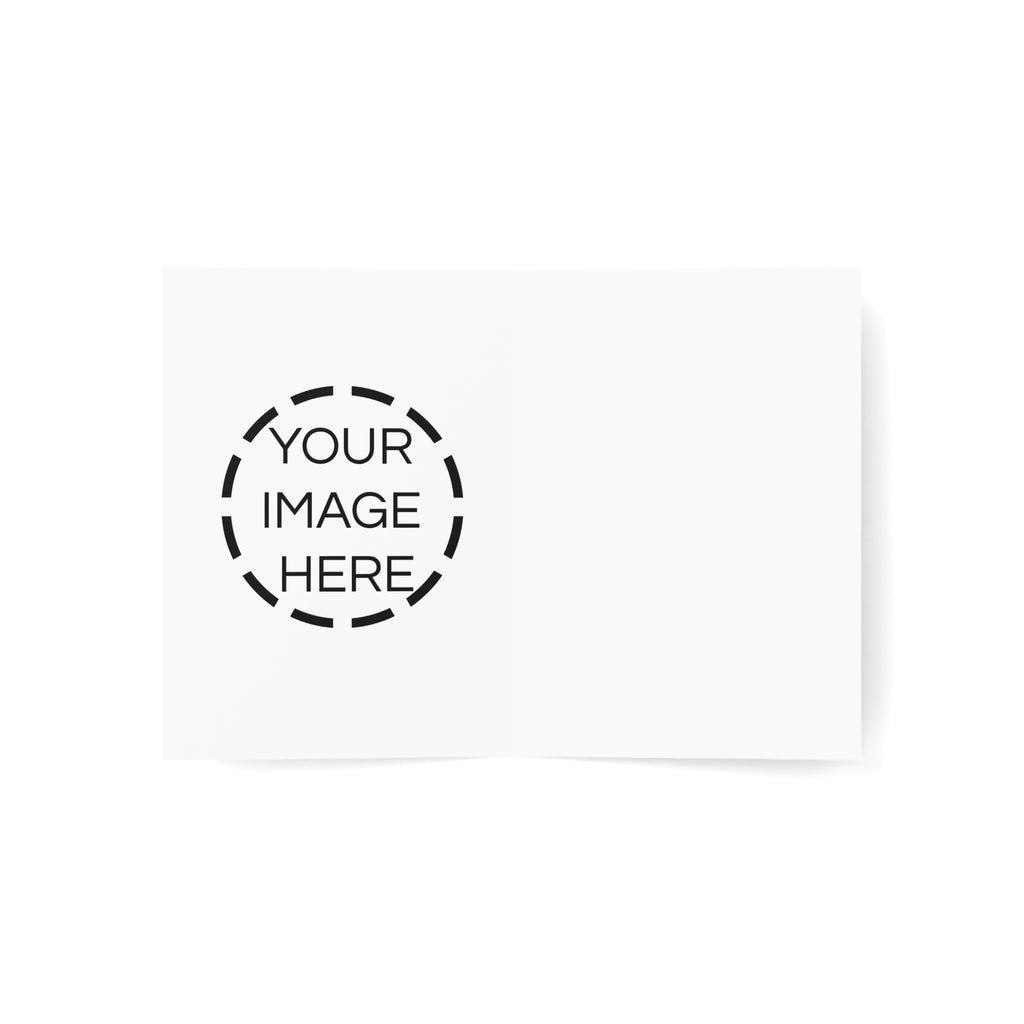 Personalized Photo Greeting Cards — Custom Blank Folded Cards (1/10/30/50 Pack)