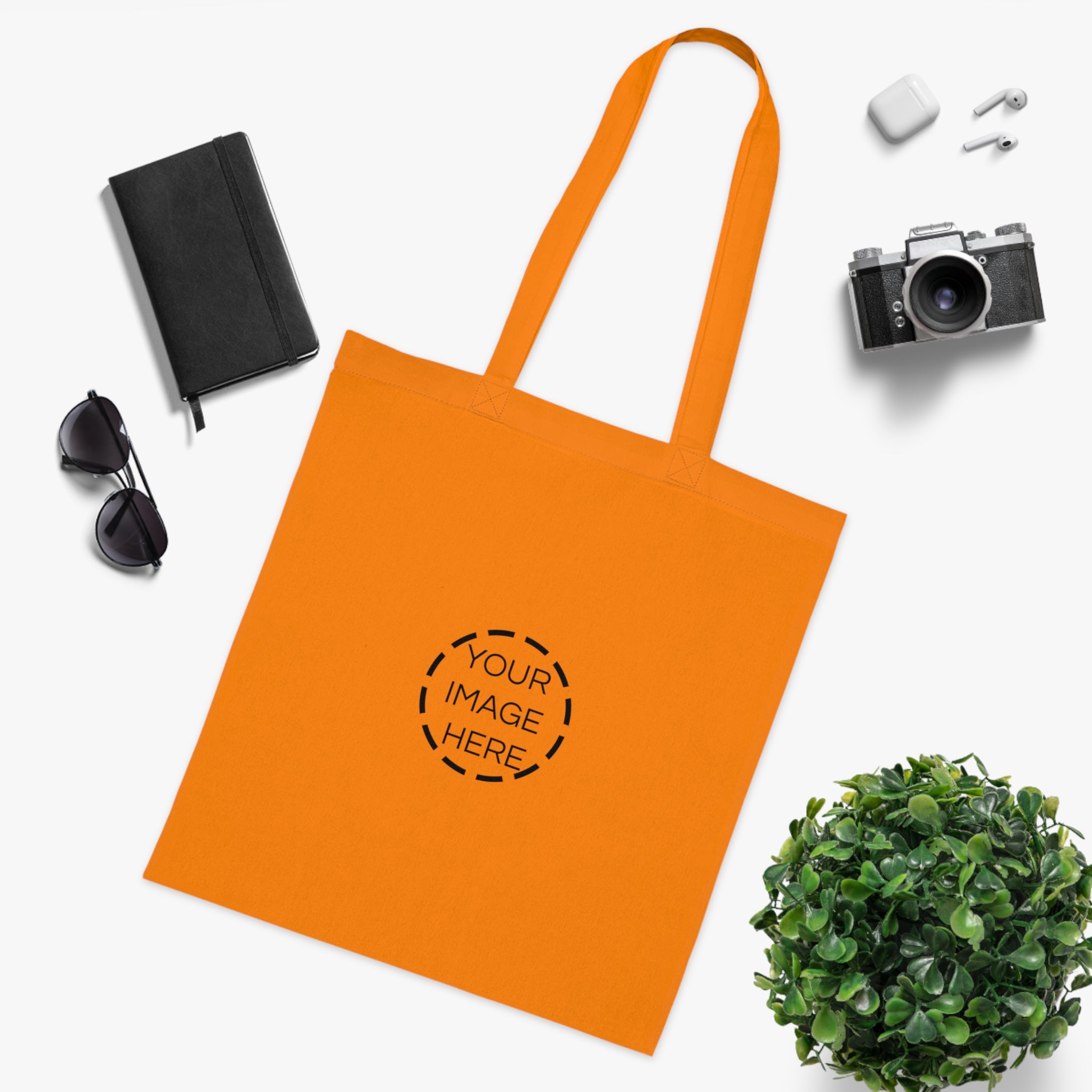 Custom Cotton Tote Bag – Personalized Plain White Reusable Shopper