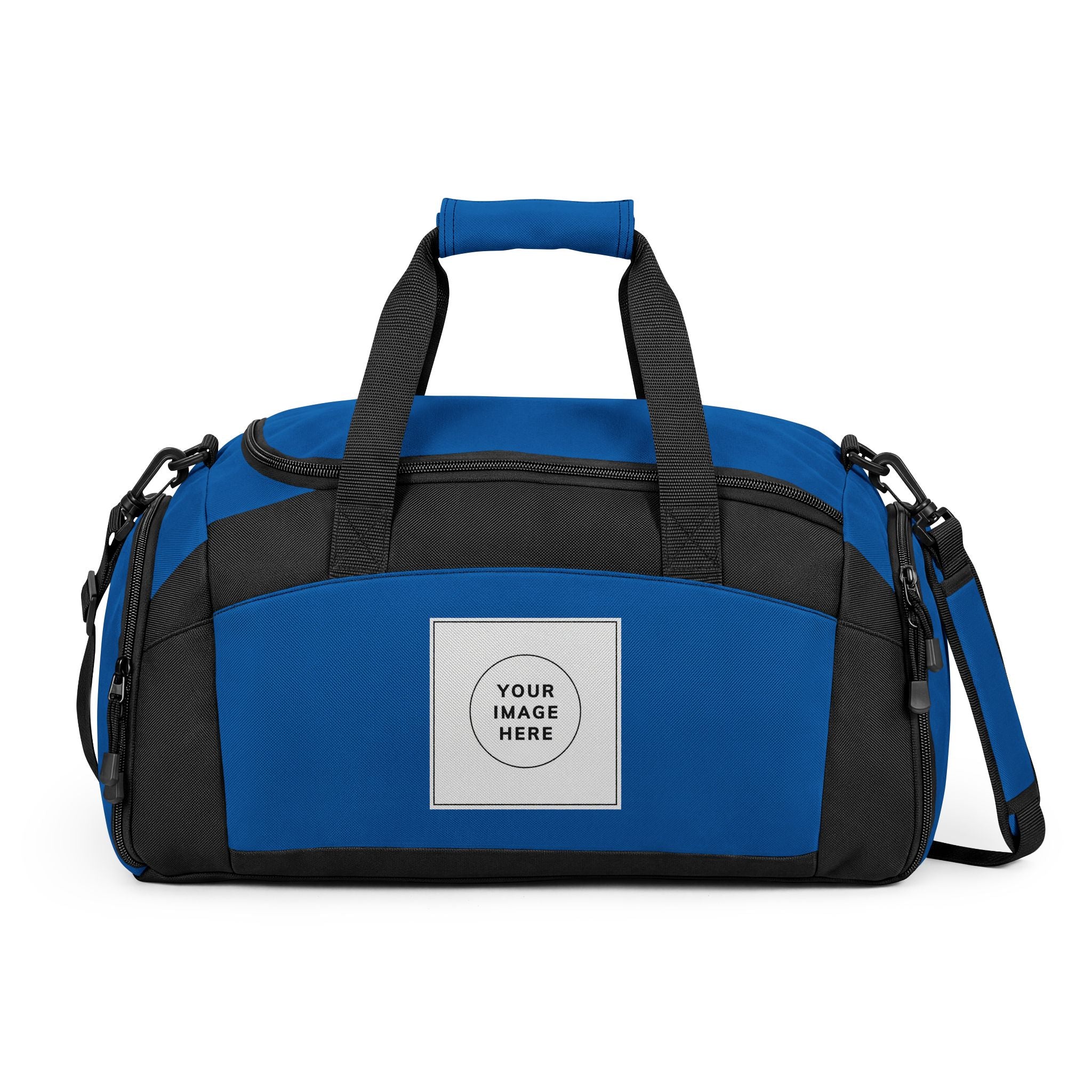 Custom Logo Gym Bag – Personalized Duffle with Front Patch