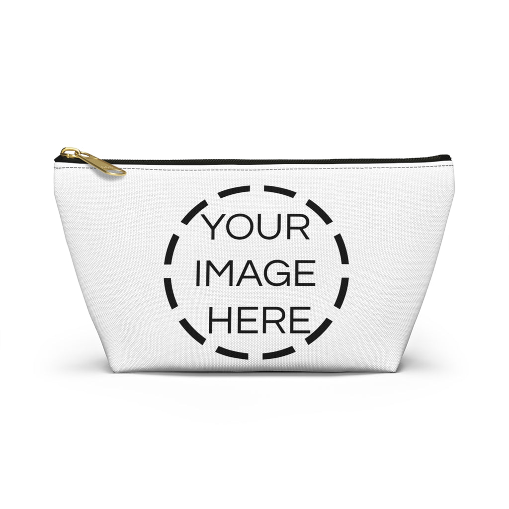 Custom Accessory Pouch — Personalized Makeup & Travel Zipper Bag (Add Your Image or Text)