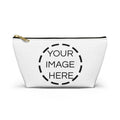 Custom Accessory Pouch — Personalized Makeup & Travel Zipper Bag (Add Your Image or Text)