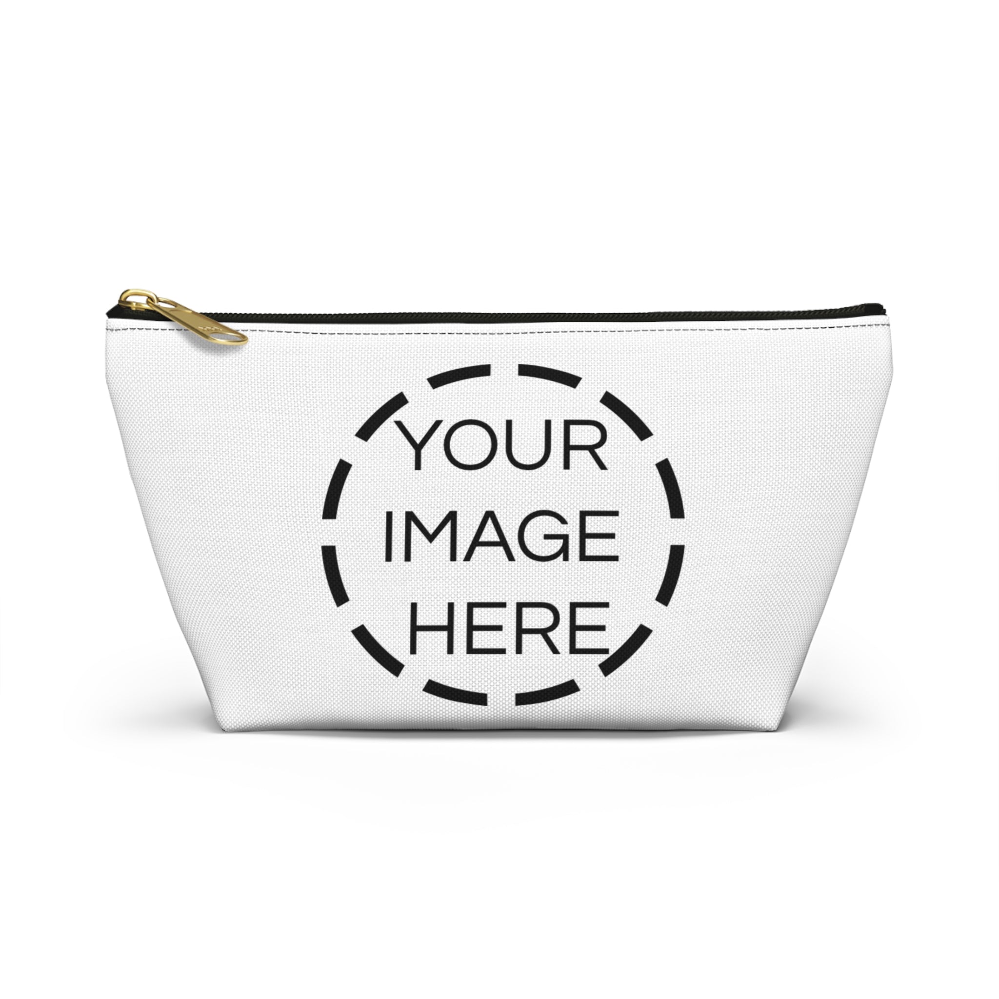 Custom Accessory Pouch — Personalized Makeup & Travel Zipper Bag (Add Your Image or Text)