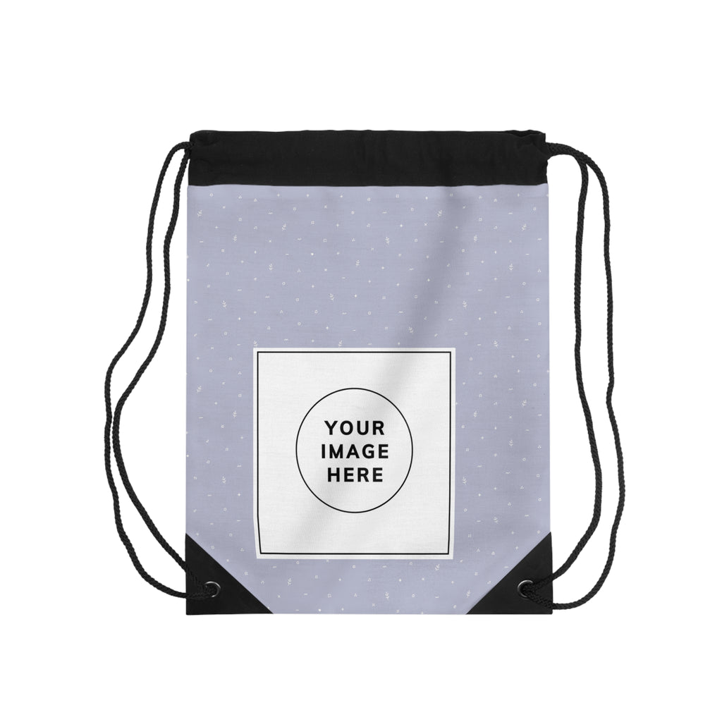 Personalized Drawstring Bag — Custom Image/Logo Gym Sack