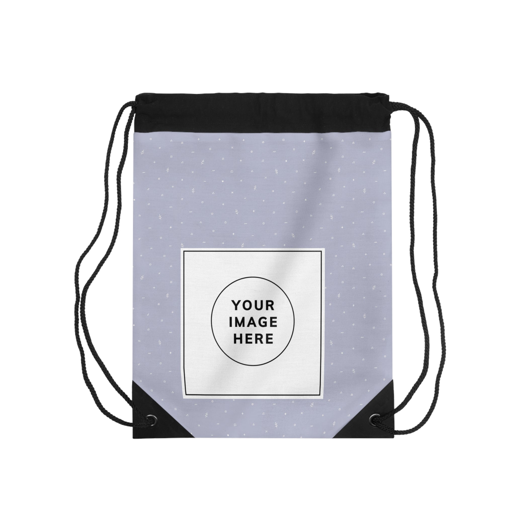 Personalized Drawstring Bag — Custom Image/Logo Gym Sack