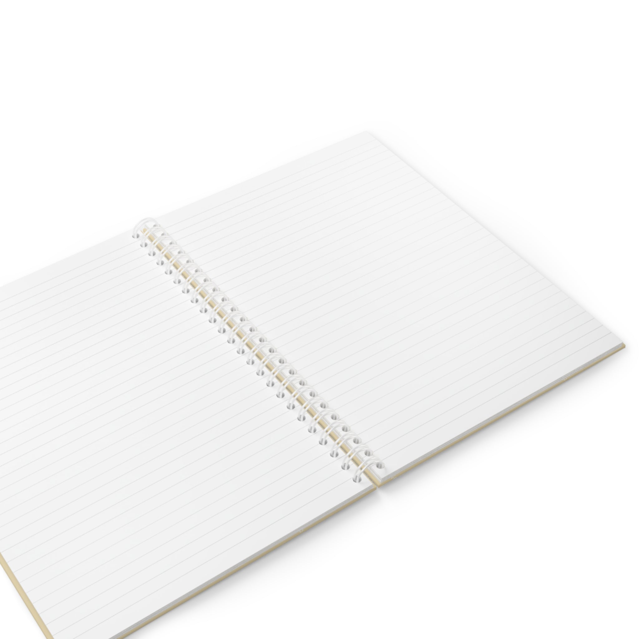 Custom Spiral Notebook — Minimal Beige Dotted Cover, Personalized Journal for School & Office