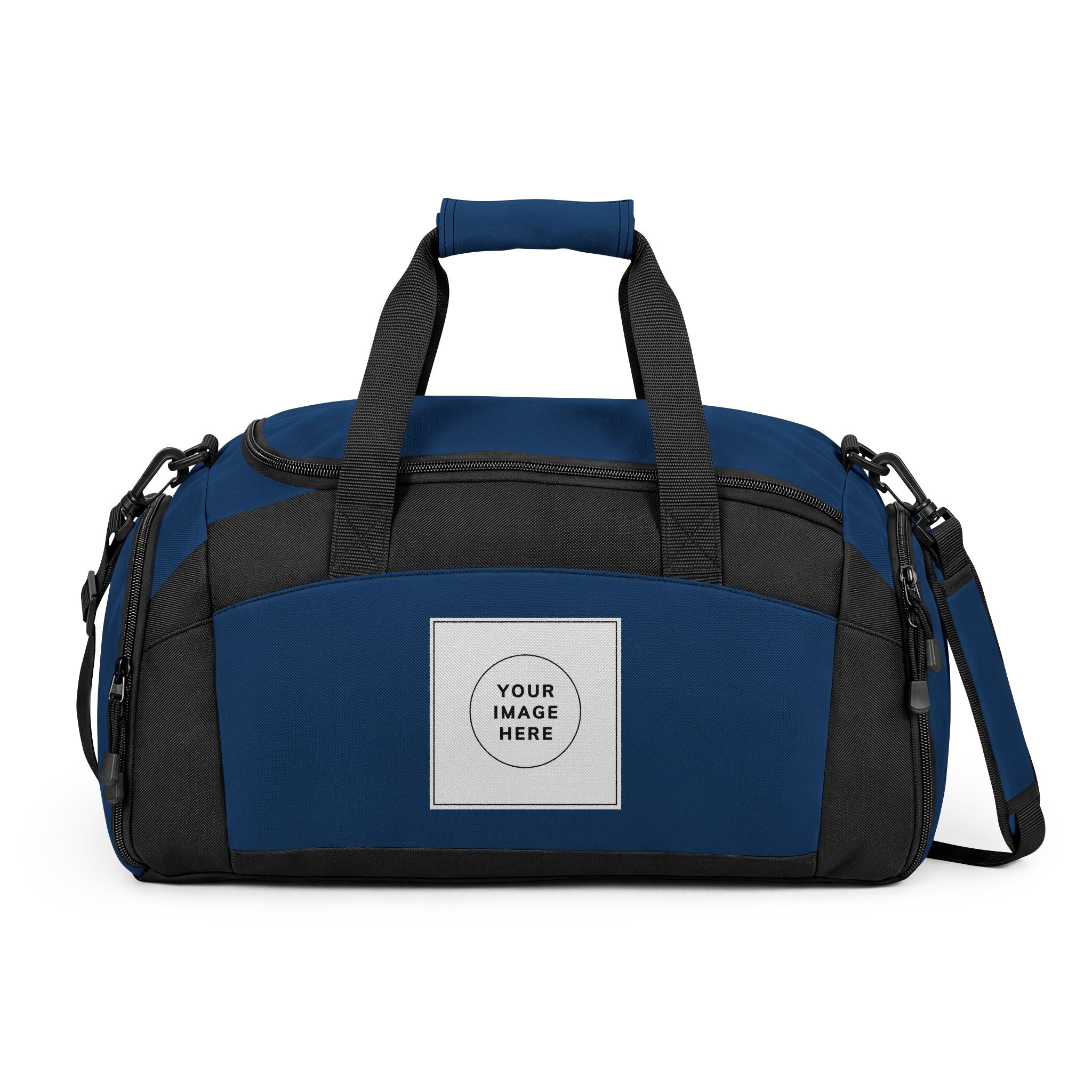 Custom Logo Gym Bag – Personalized Duffle with Front Patch