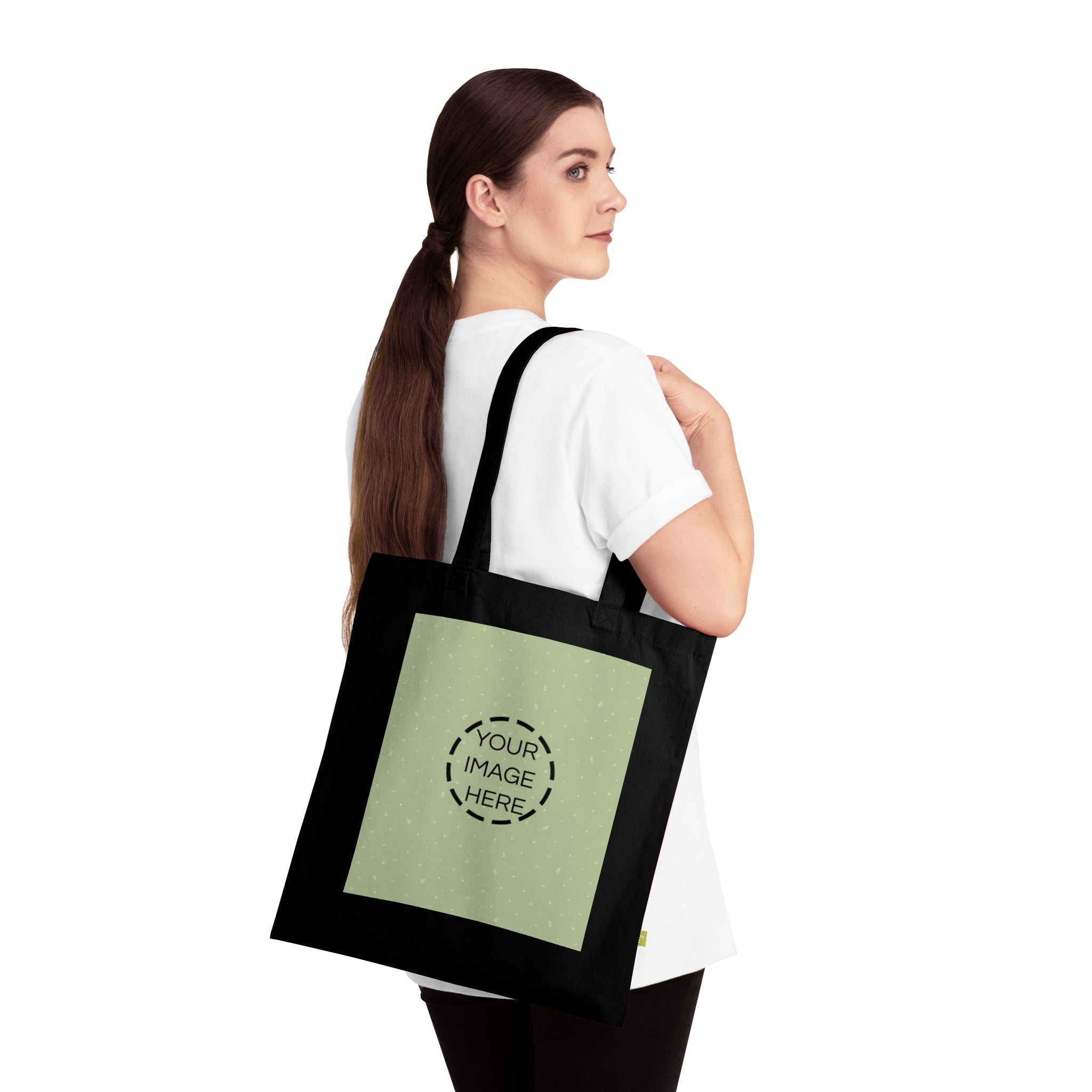 Organic Cotton Tote Bag — Customizable Image Print Eco Shopper