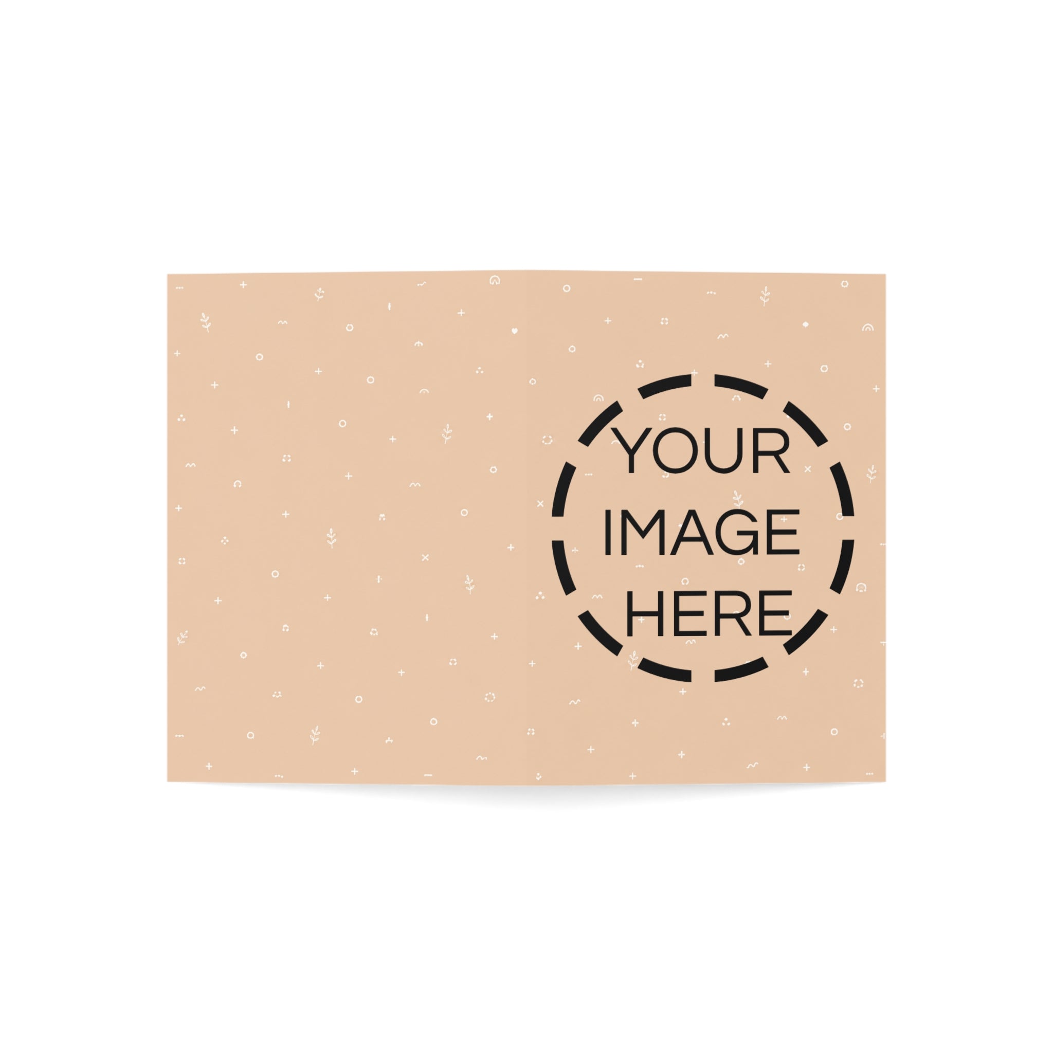 Personalized Photo Greeting Cards — Custom Blank Folded Cards (1/10/30/50 Pack)