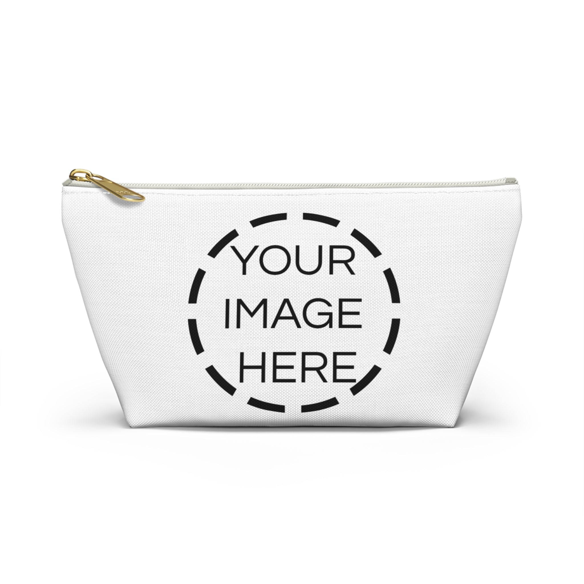 Custom Accessory Pouch — Personalized Makeup & Travel Zipper Bag (Add Your Image or Text)