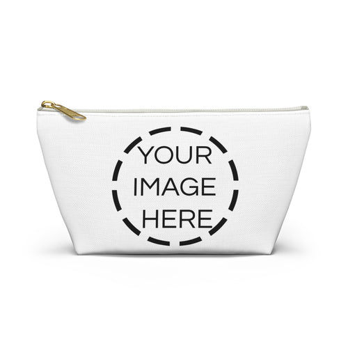 Custom Accessory Pouch — Personalized Makeup & Travel Zipper Bag (Add Your Image or Text)