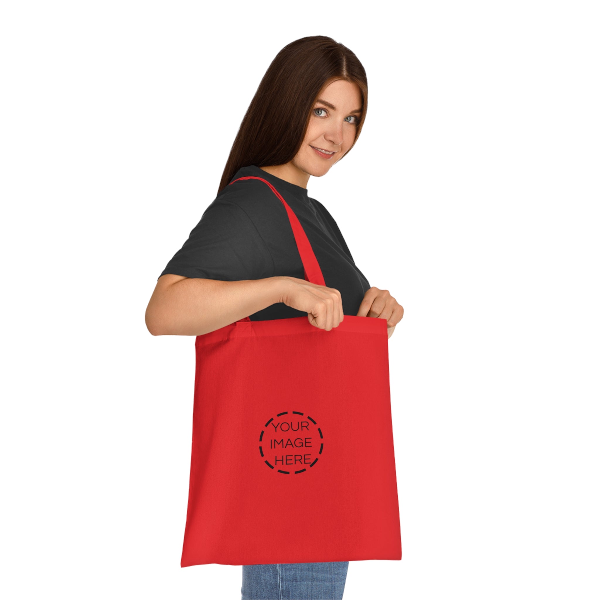 Custom Cotton Tote Bag – Personalized Plain White Reusable Shopper