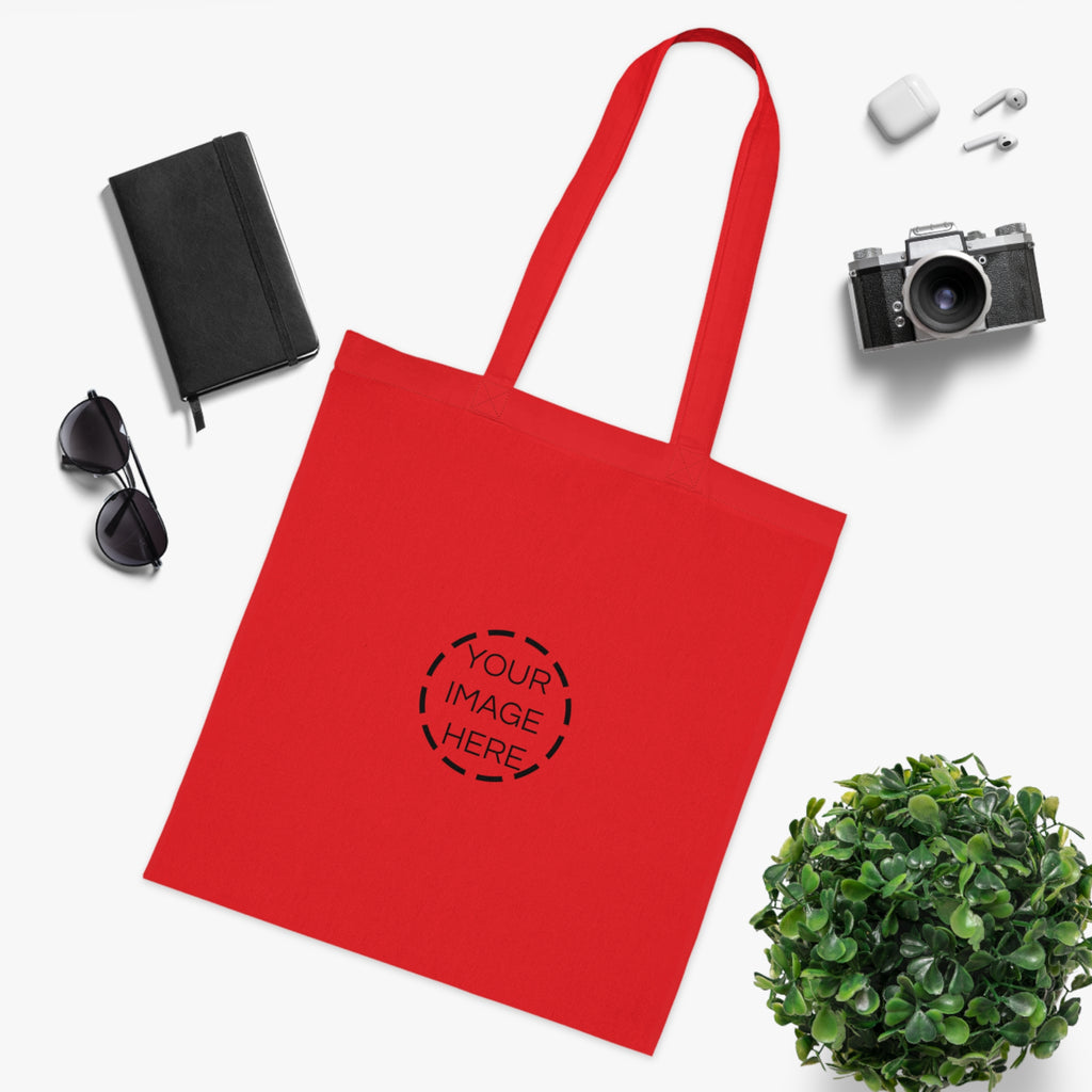 Custom Cotton Tote Bag – Personalized Plain White Reusable Shopper