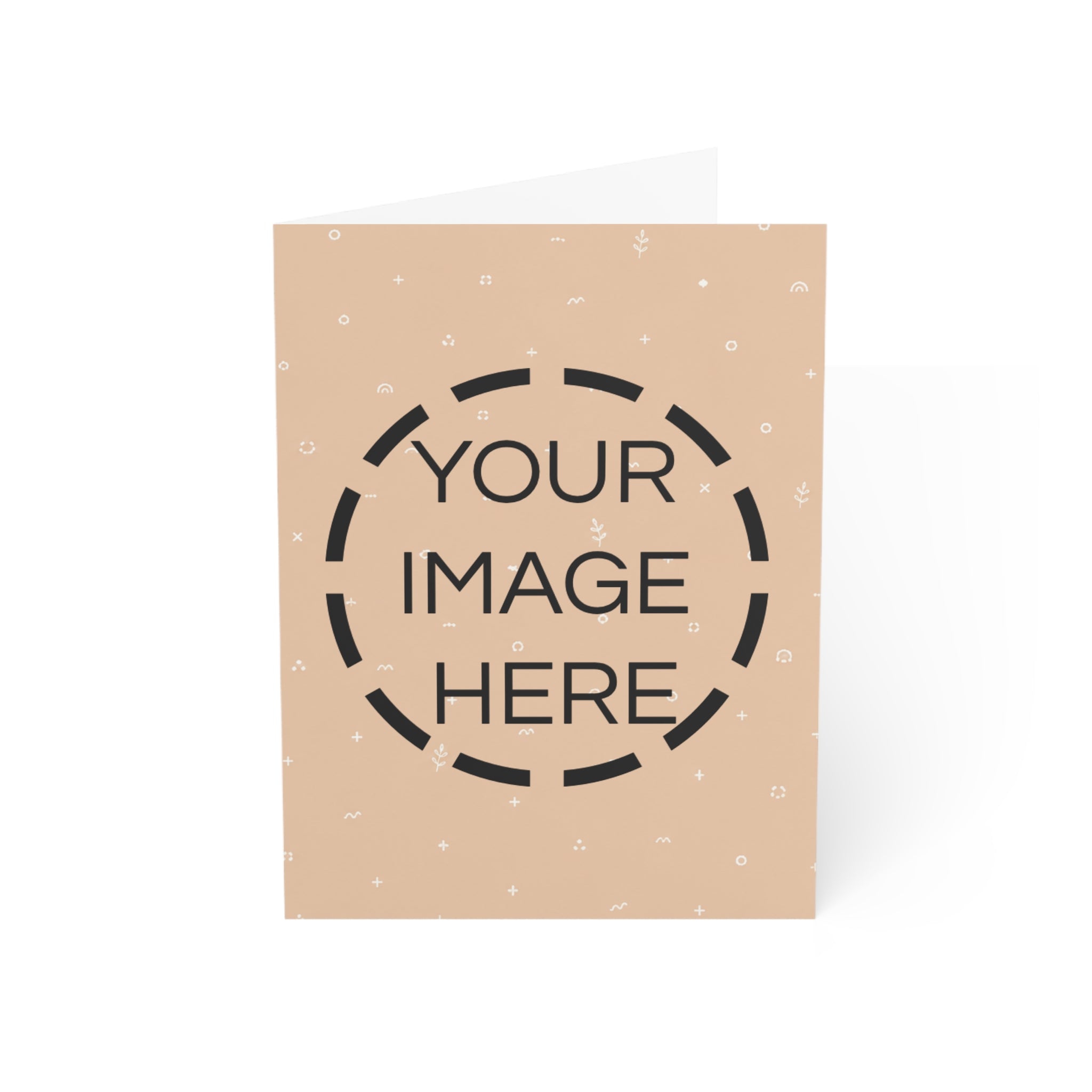 Personalized Photo Greeting Cards — Custom Blank Folded Cards (1/10/30/50 Pack)