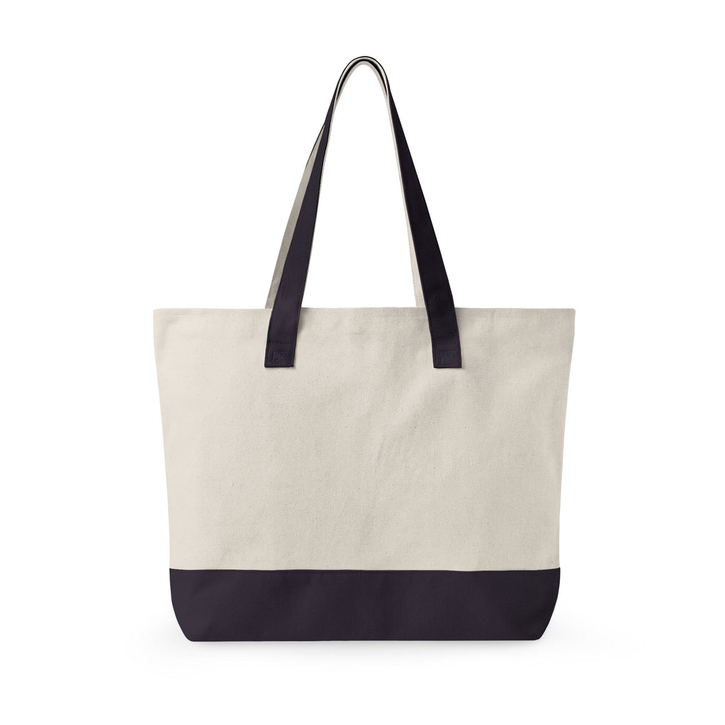 Canvas Zipper Tote Bag — Large Eco-Friendly Market & Beach Tote