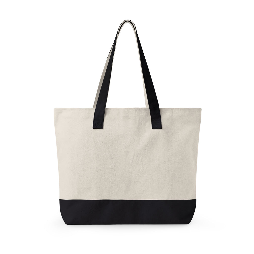 Canvas Zipper Tote Bag — Large Eco-Friendly Market & Beach Tote