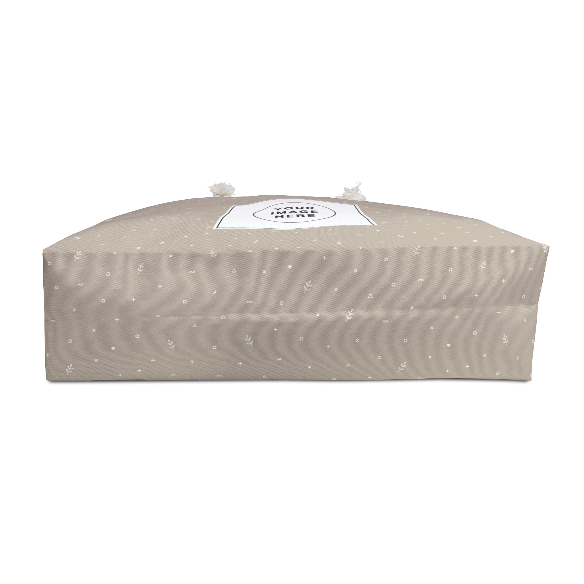 Polka Dot Weekender Bag — Large Canvas Travel Tote