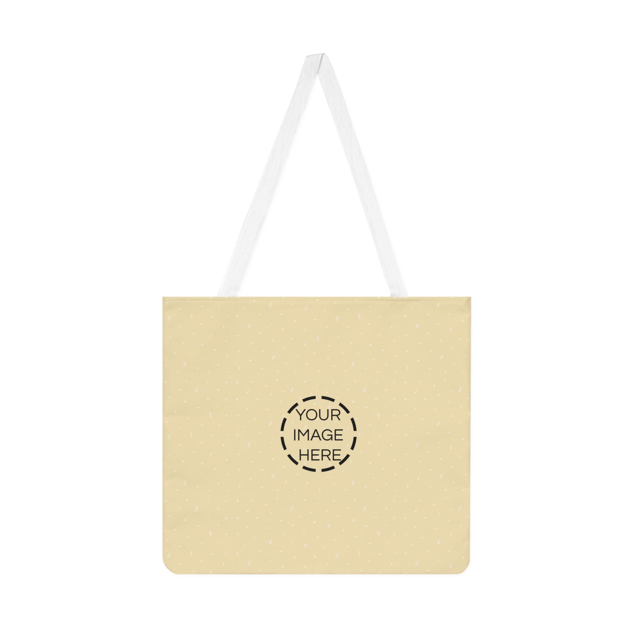 Custom Shoulder Tote Bag - Personalized All-Over-Print Canvas Tote
