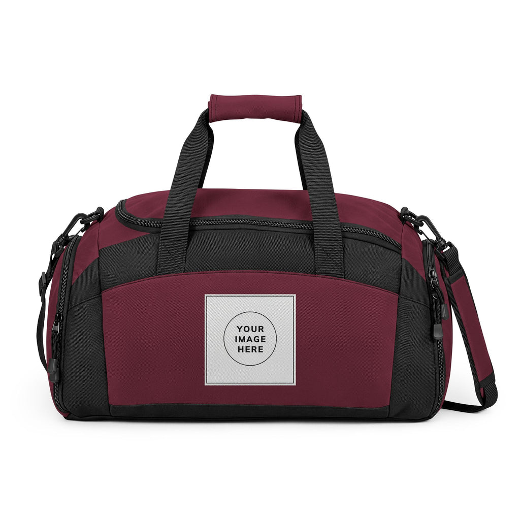 Custom Logo Gym Bag – Personalized Duffle with Front Patch
