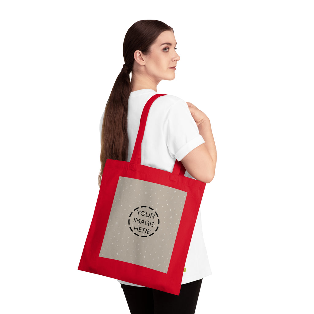Organic Cotton Tote Bag — Customizable Image Print Eco Shopper