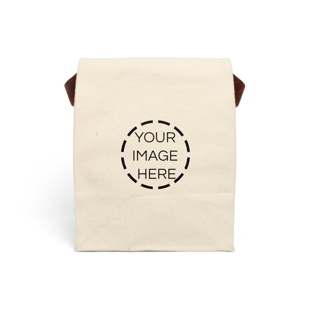 Canvas Lunch Bag — Personalized Insulated Tote with Strap