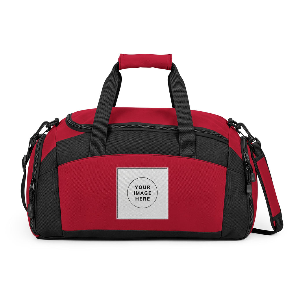 Custom Logo Gym Bag – Personalized Duffle with Front Patch