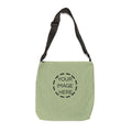 Custom Sage Green Adjustable Tote Bag – Lightweight Everyday Shoulder Bag