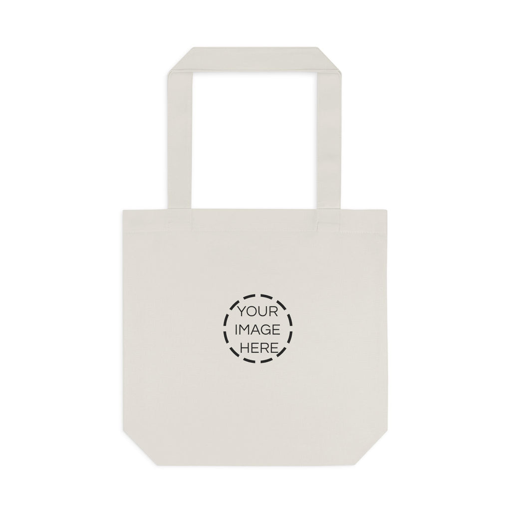 Minimal Black Cotton Tote Bag — Everyday Reusable Grocery & Market Bag