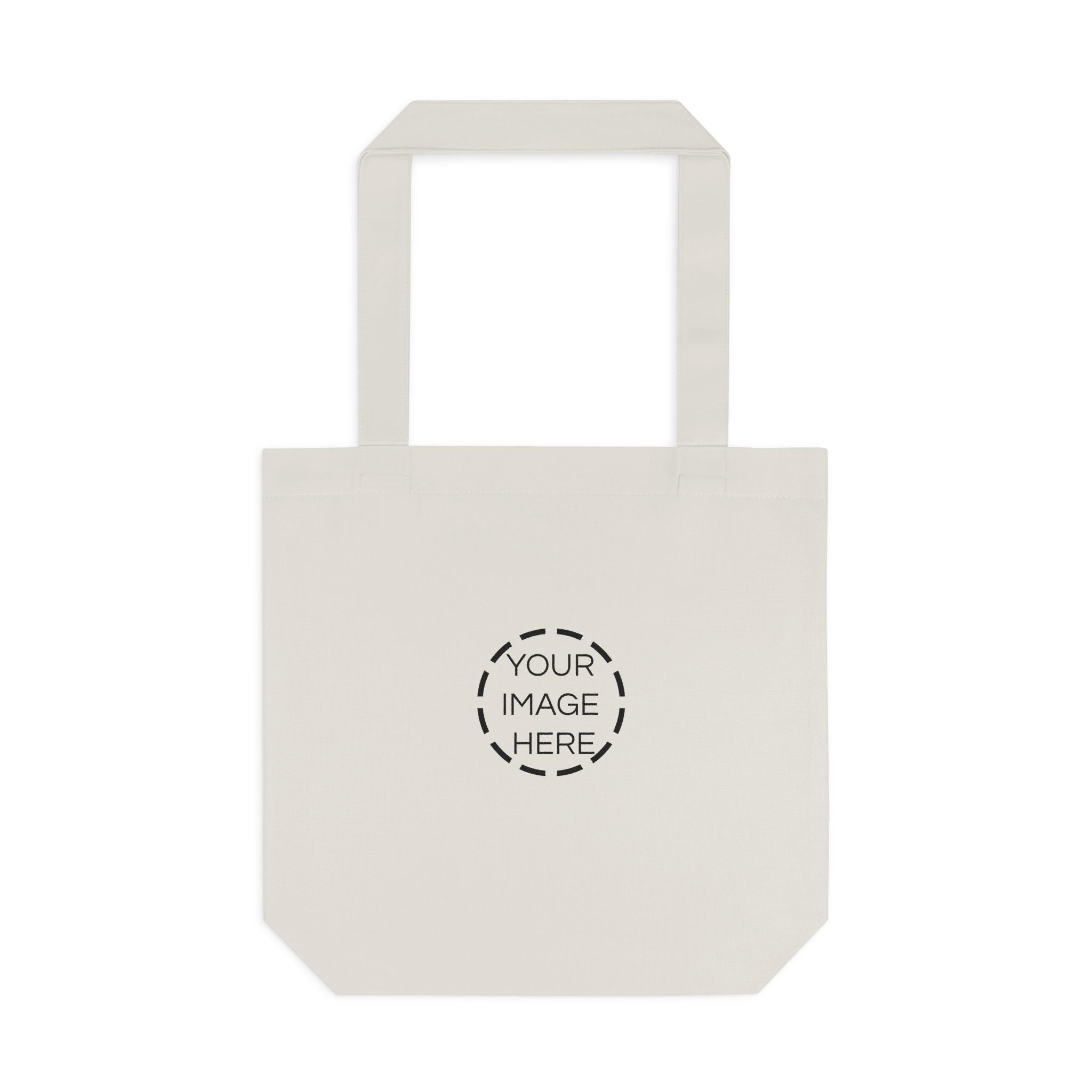 Minimal Black Cotton Tote Bag — Everyday Reusable Grocery & Market Bag