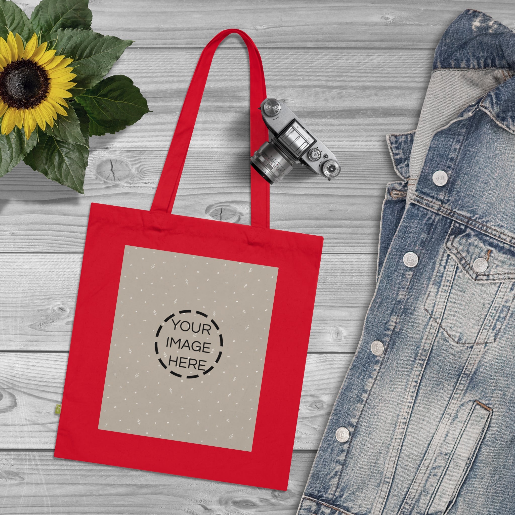 Organic Cotton Tote Bag — Customizable Image Print Eco Shopper