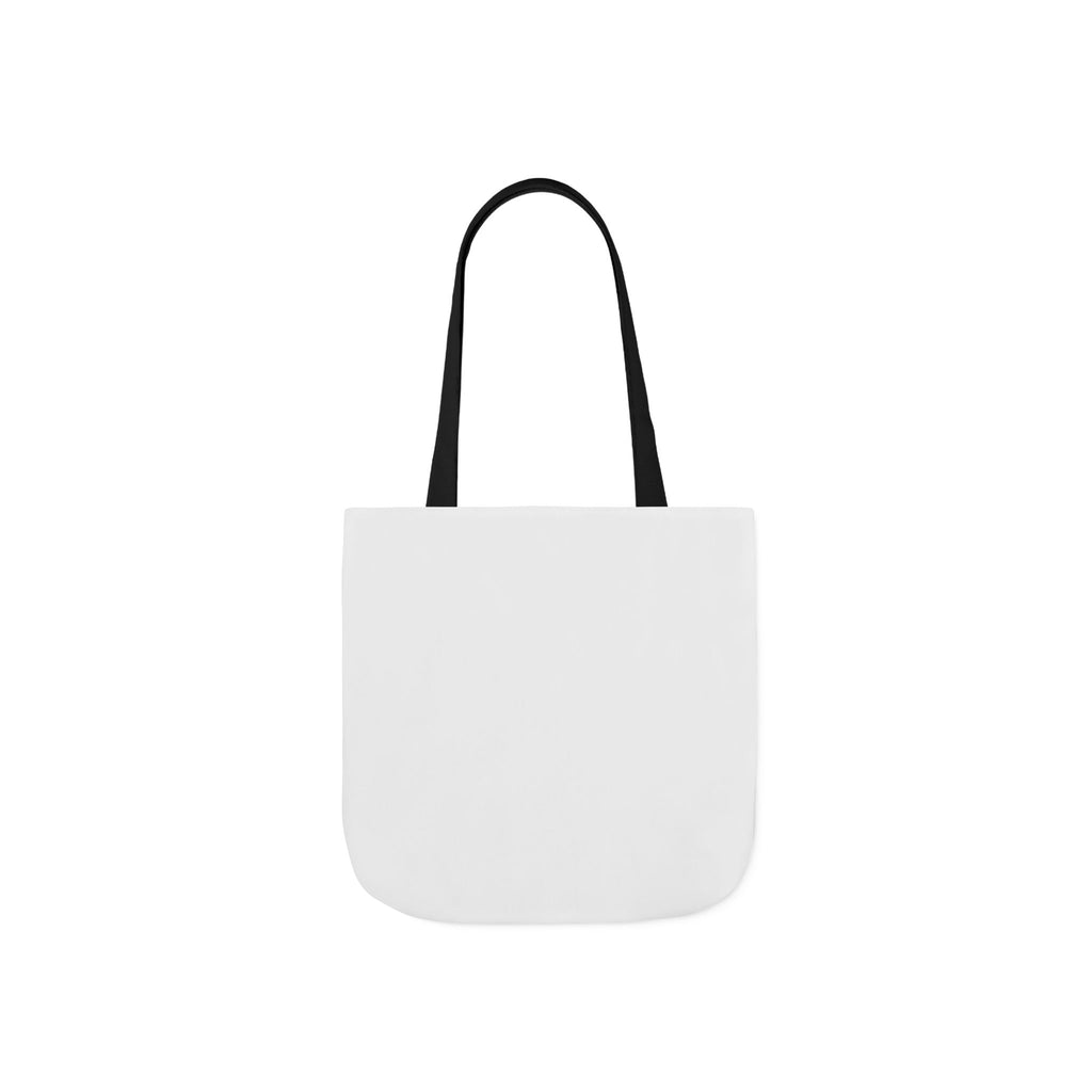 Custom Canvas Tote Bag with Colorful Straps — Personalized Everyday Grocery & Market Bag