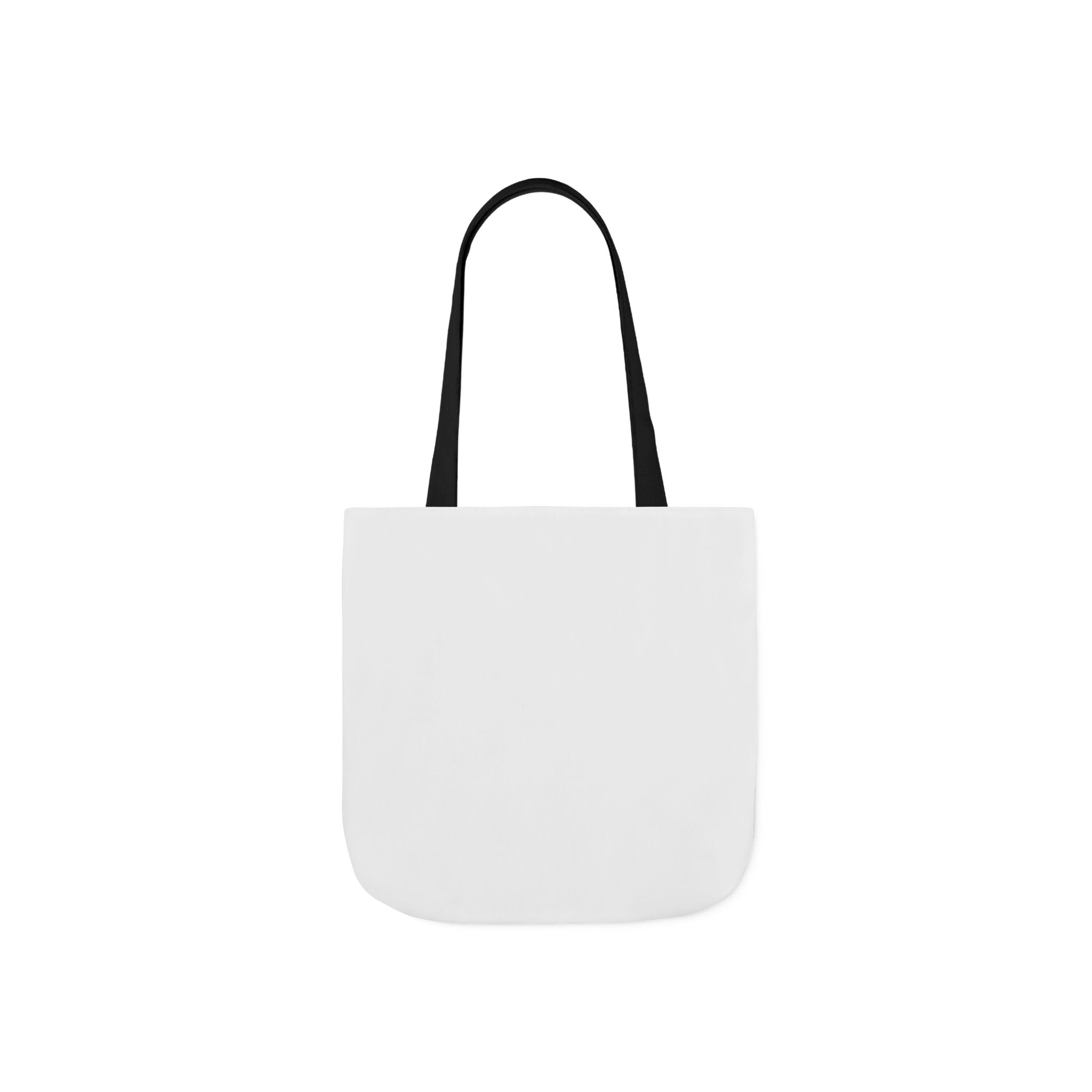 Custom Canvas Tote Bag with Colorful Straps — Personalized Everyday Grocery & Market Bag