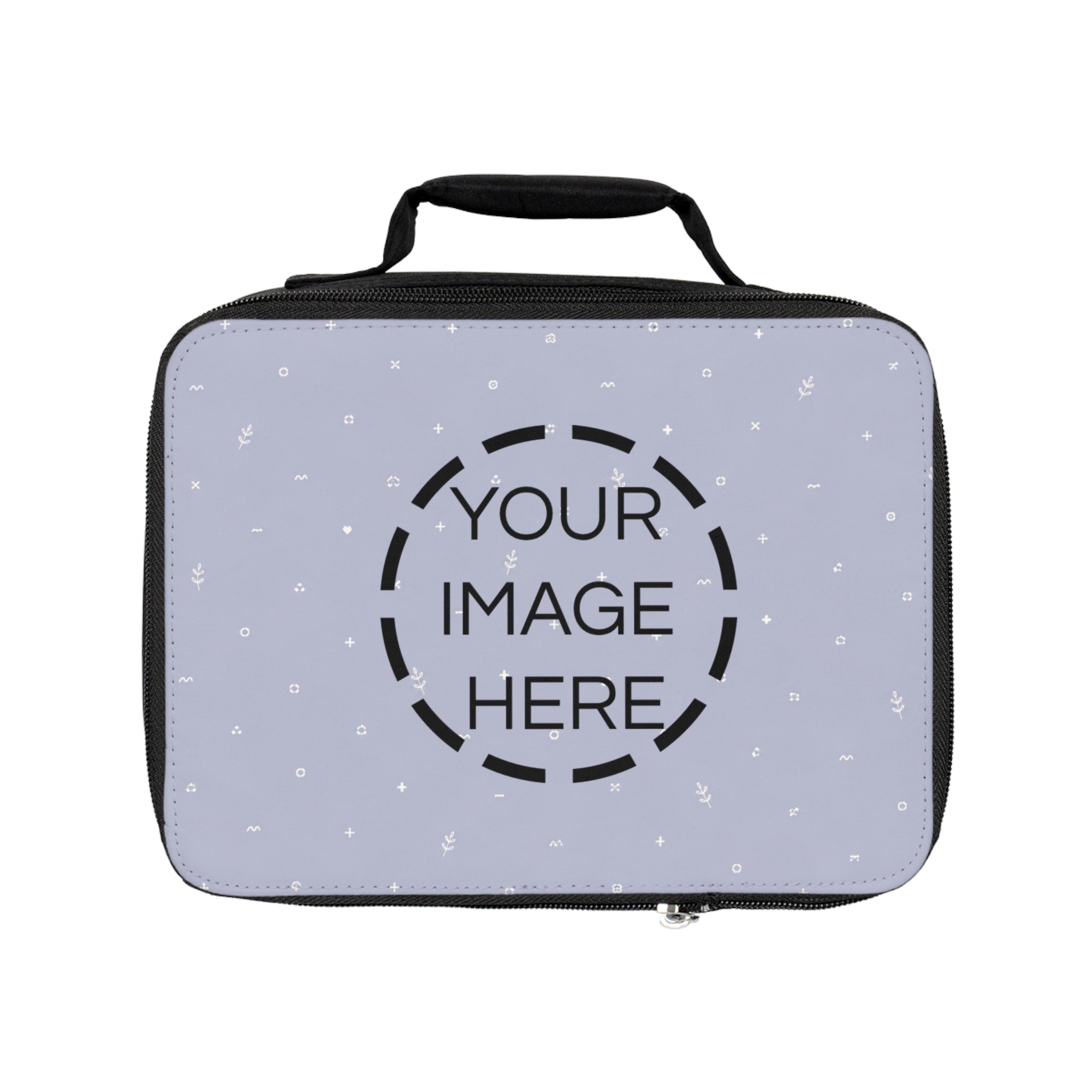 Lunch Bag — Soft Lavender Polka Dot Insulated Kids' Lunchbox