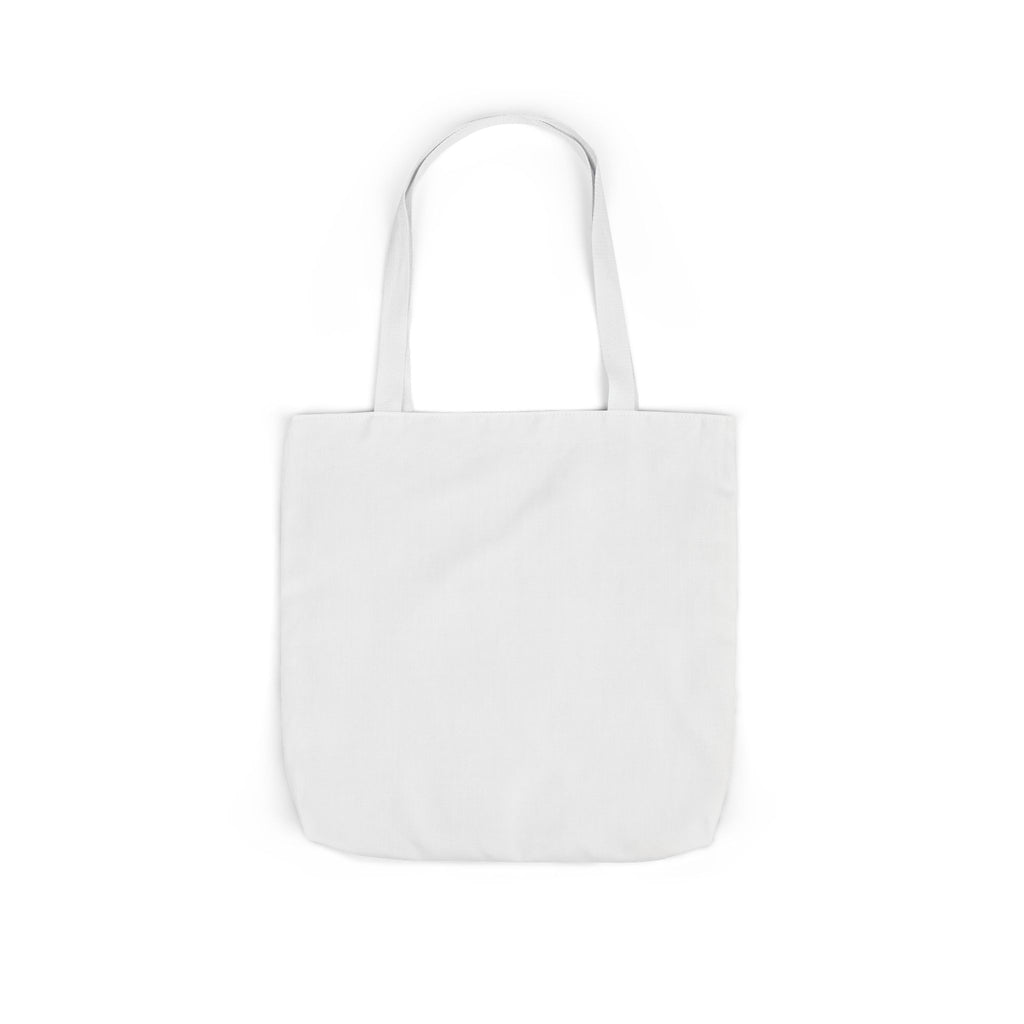 Custom Canvas Tote Bag with Colorful Straps — Personalized Everyday Grocery & Market Bag