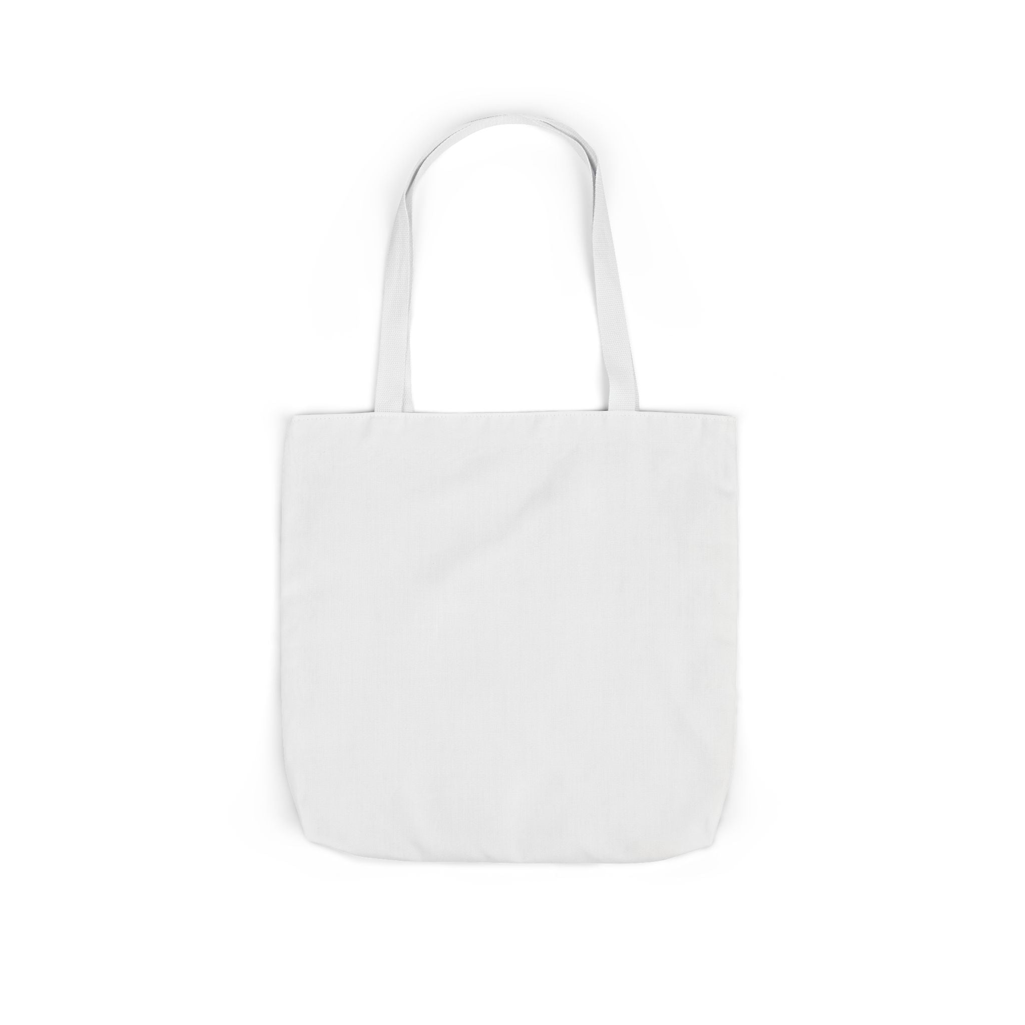 Custom Canvas Tote Bag with Colorful Straps — Personalized Everyday Grocery & Market Bag