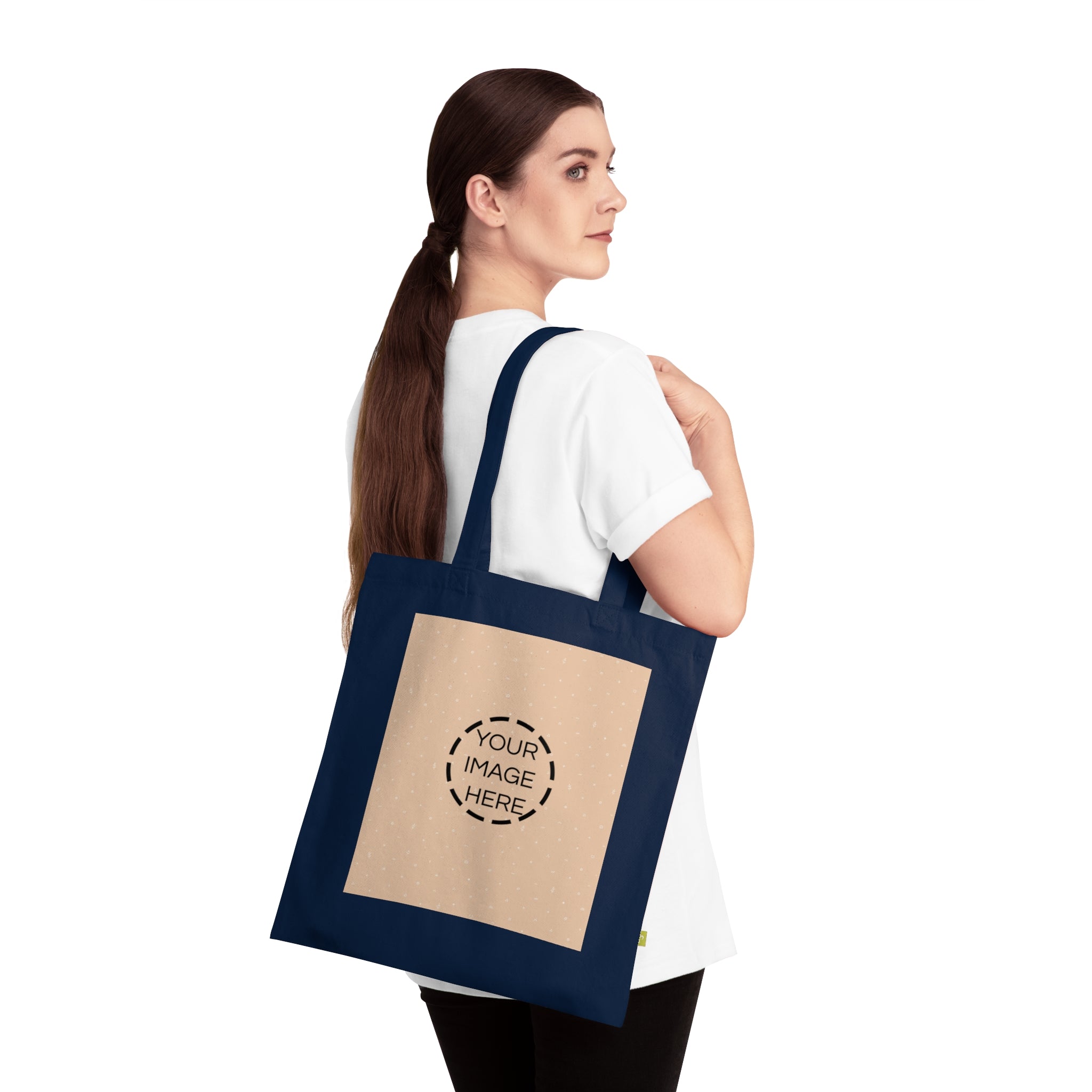 Organic Cotton Tote Bag — Customizable Image Print Eco Shopper