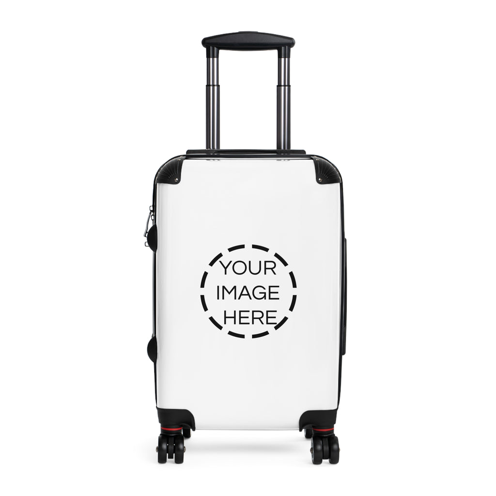 Carry-On Suitcase — Customizable 'Your Image Here' Graphic Travel Luggage