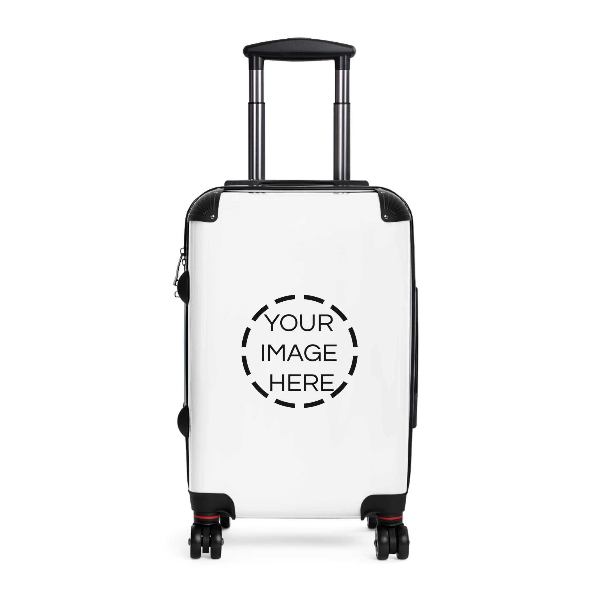 Carry-On Suitcase — Customizable 'Your Image Here' Graphic Travel Luggage