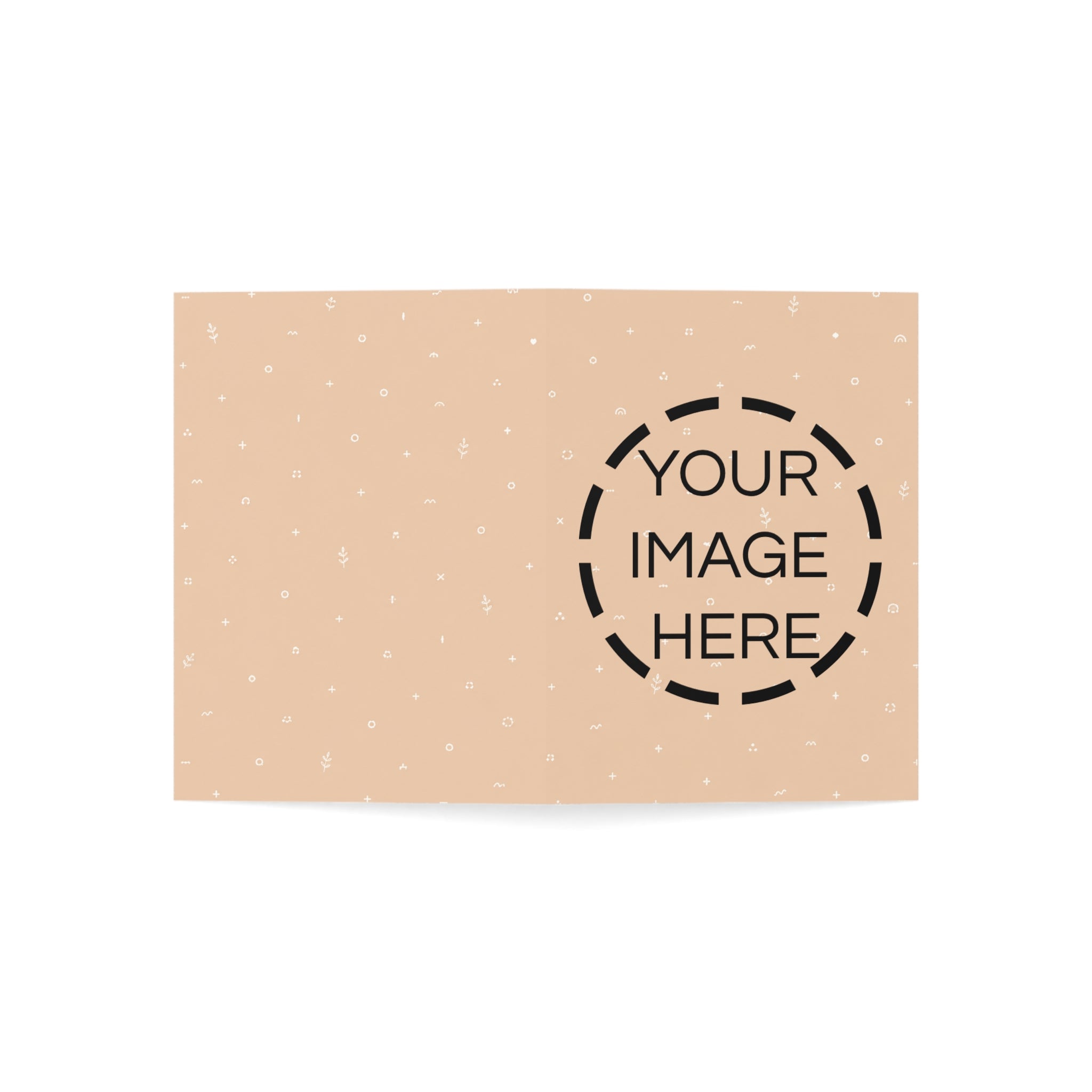 Personalized Photo Greeting Cards — Custom Blank Folded Cards (1/10/30/50 Pack)