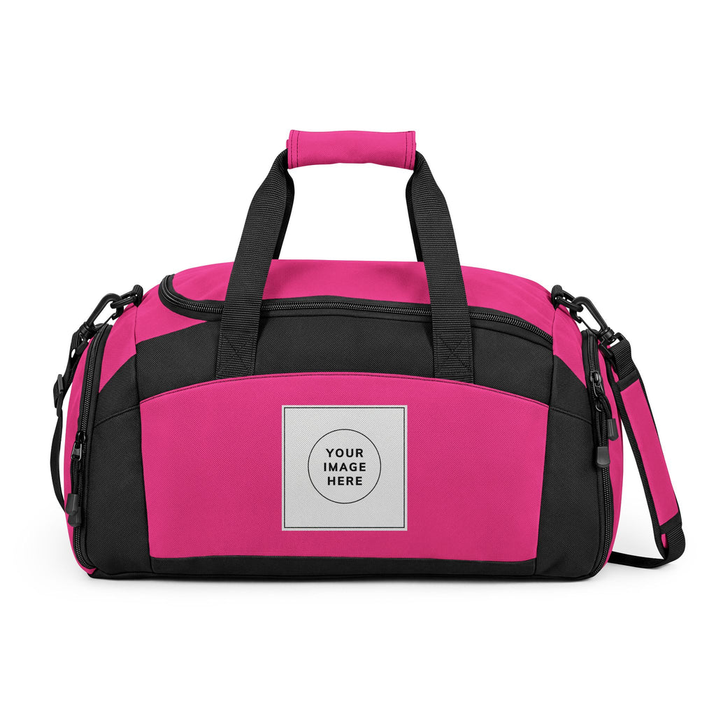Custom Logo Gym Bag – Personalized Duffle with Front Patch