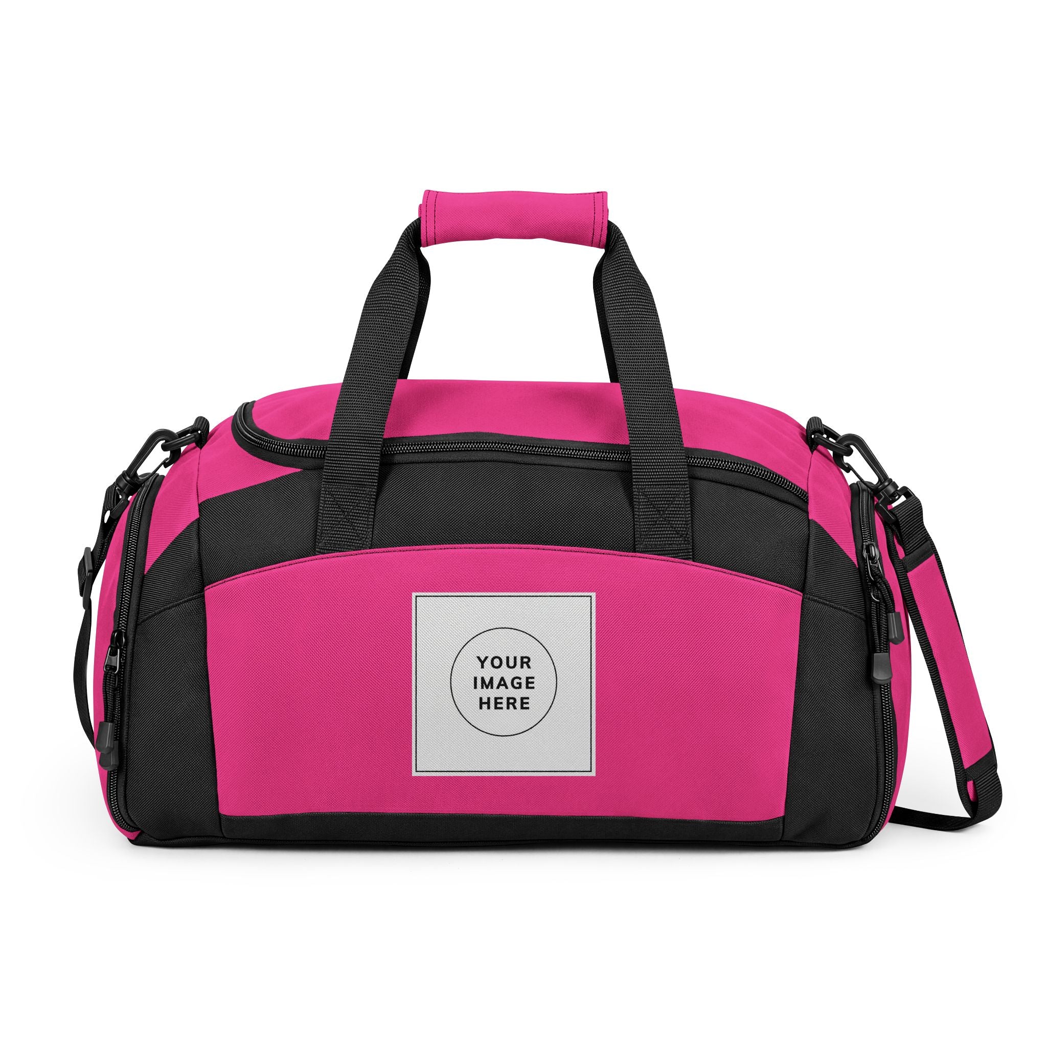 Custom Logo Gym Bag – Personalized Duffle with Front Patch