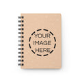 Peach Dotted Spiral Journal — Personalized Cover Notebook for Notes & Planning