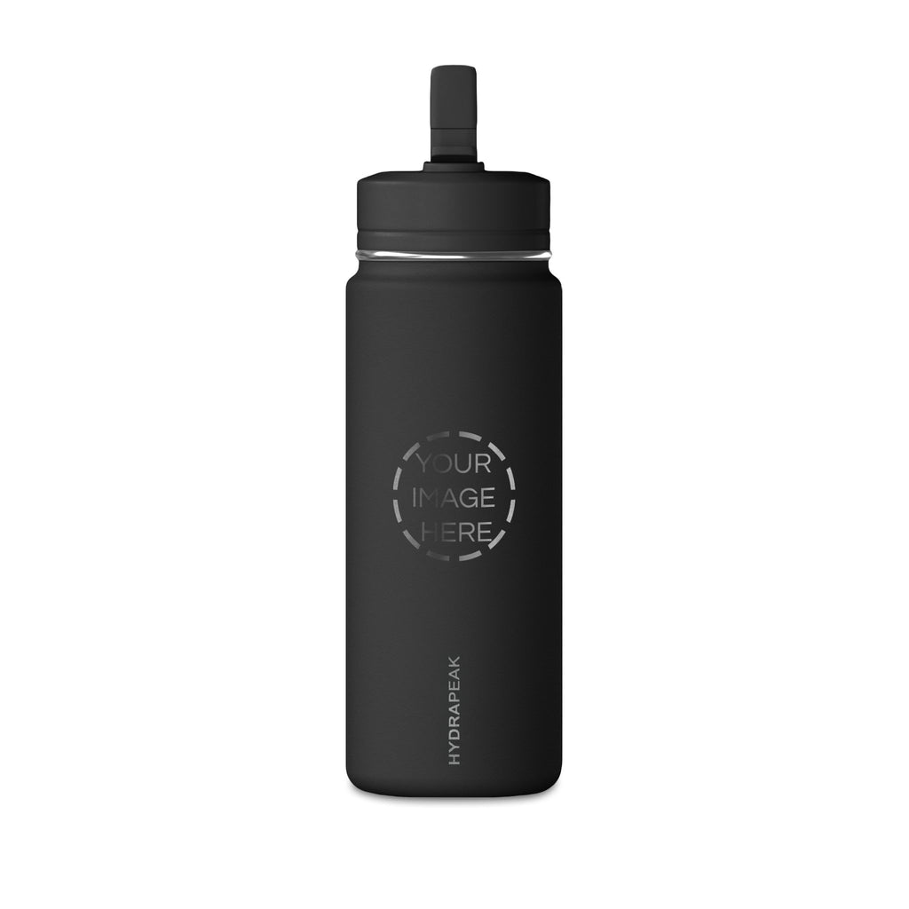 20oz Mini Water Bottle with Straw — Personalized Lightweight BPA-Free Sport Bottle