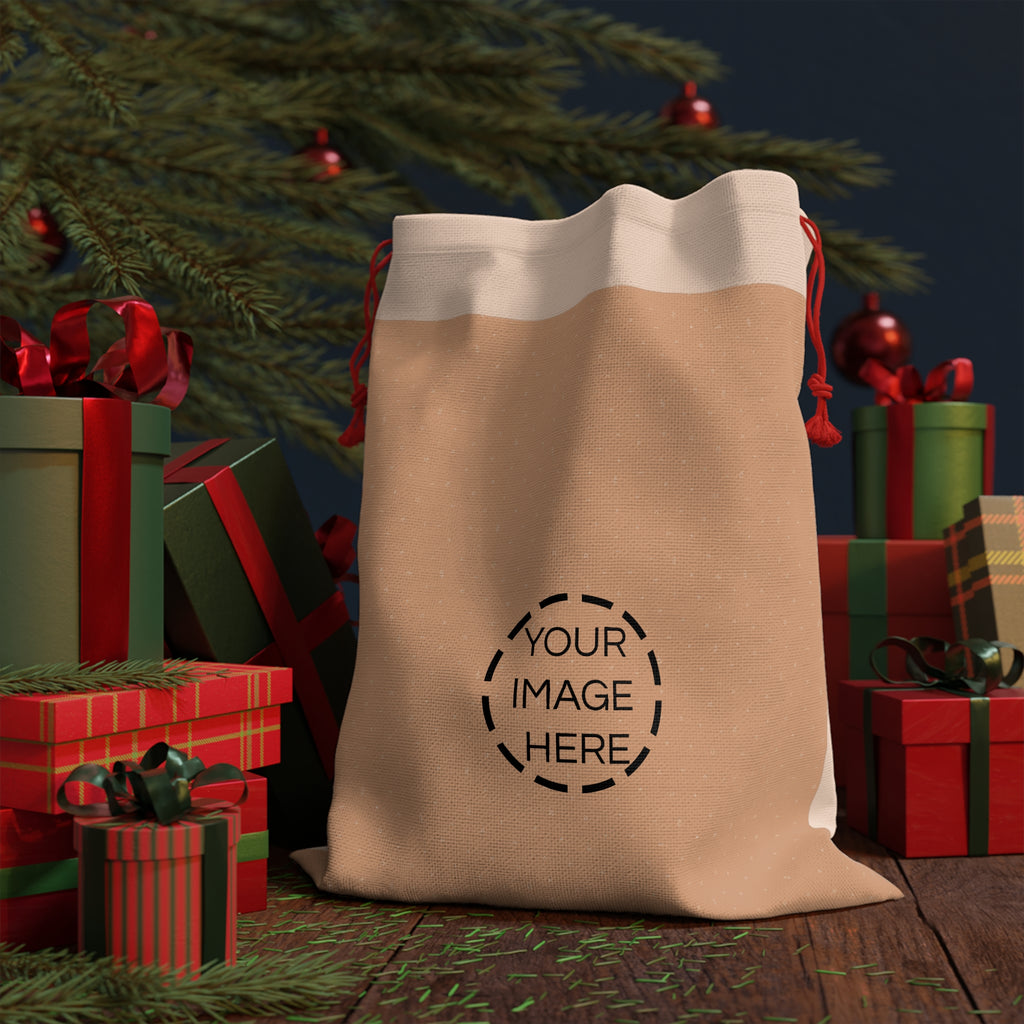 Custom Drawstring Gift Bag — Personalized Printed Cotton Pouch for Parties, Weddings & Holiday Gifts