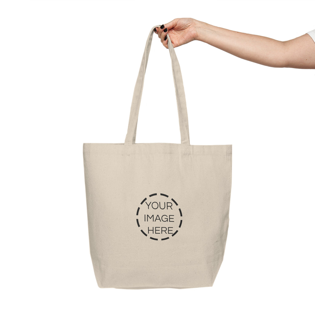 Custom Canvas Tote Bag — Personalized Reusable Shopping Bag