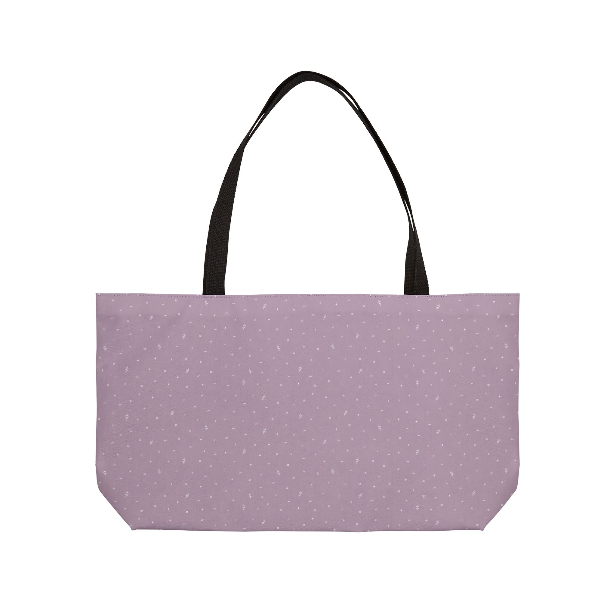 Weekender Tote Bag — Dusty Rose Polka Dot Weekend Travel Tote