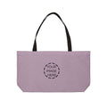 Weekender Tote Bag — Dusty Rose Polka Dot Weekend Travel Tote